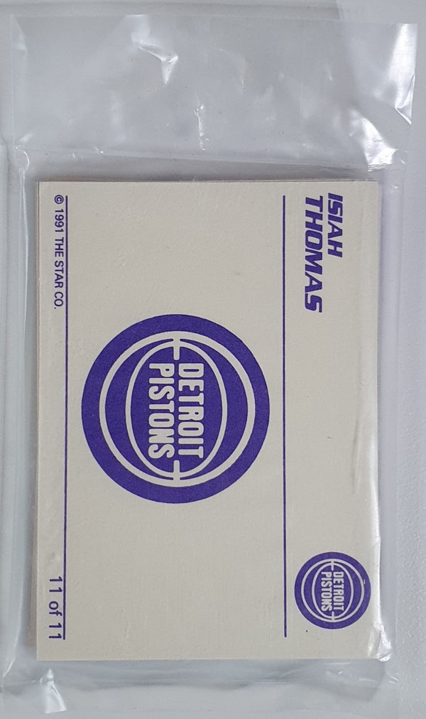 1991 Star Company Isiah Thomas COMPLETE 11 Card Set - Factory Sealed