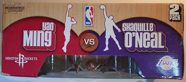 2004 McFarlane Shaquille O'Neal vs Yao Ming Figurine - 2 x Sealed Figures