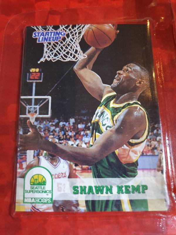 1994 Kenner Starting Lineup Shawn Kemp Figurine - Sealed Figure & Card