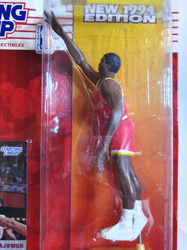 1994 Kenner Starting Lineup Hakeem Olajuwon Figurine - Sealed Figure & Card