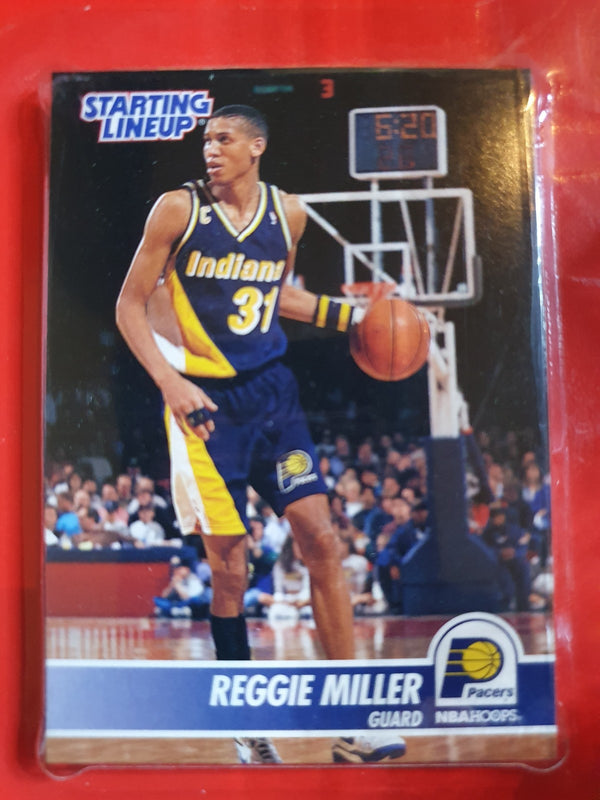 1995 Kenner Starting Lineup Reggie Miller Figurine - Sealed Figure & Card