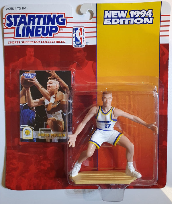 1994 Kenner Starting Lineup Chris Mullin Figurine - Sealed Figure & Card