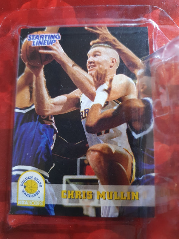 1994 Kenner Starting Lineup Chris Mullin Figurine - Sealed Figure & Card