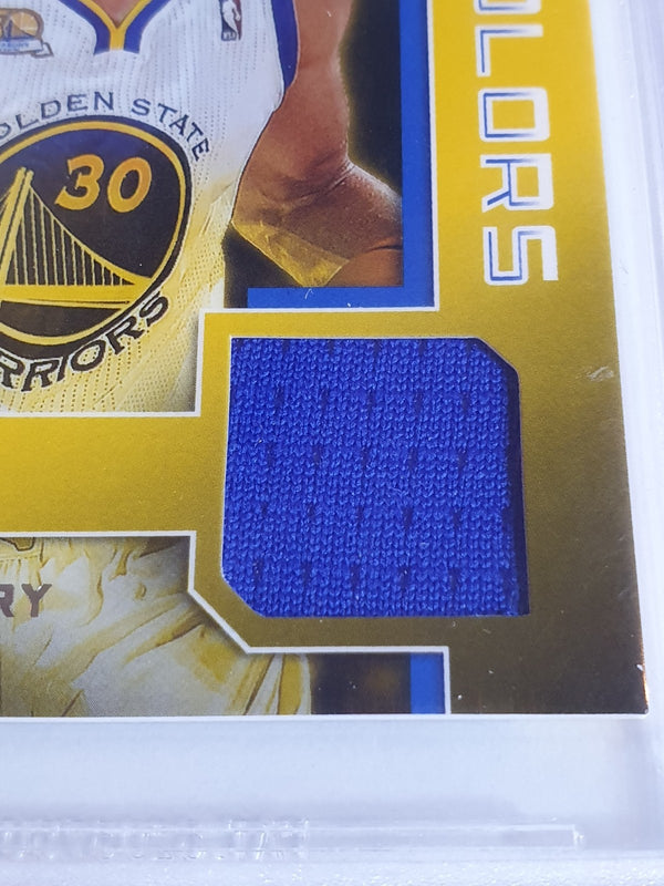 2012 Panini Prestige Stephen Curry #PATCH Game Worn Jersey - BGS 9 (POP 1)