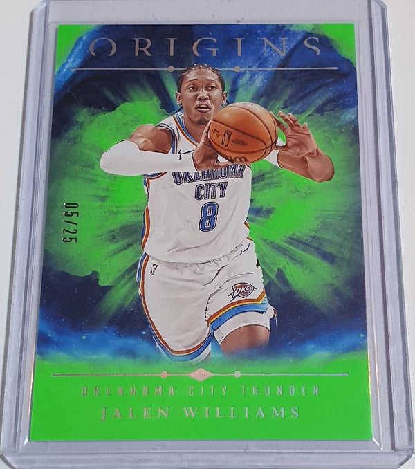 2024 Panini Origins Jalen Williams #64 NEON GREEN /25 Edition - Rare