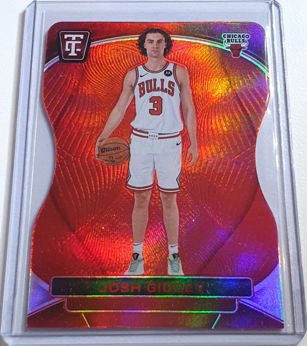 2024 Totally Certified Josh Giddey #85 RED PLATINUM MIRROR /125 Die-Cut (BULLS)