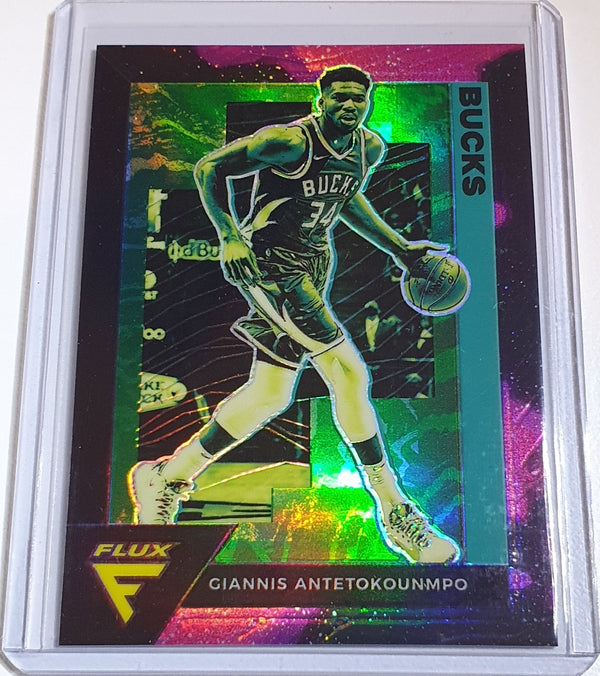 2020 Panini Flux Giannis Antetokounmpo #97 SUPERNOVA /75 Holo - Ready to Grade
