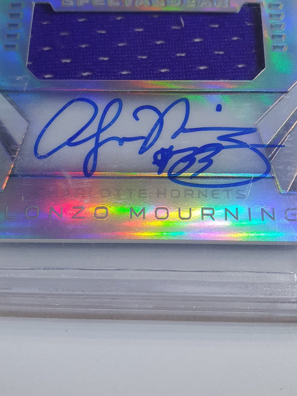 2014 Panini Spectra Alonzo Mourning #PATCH AUTO /35 Signatures - BGS 9 (POP 1)