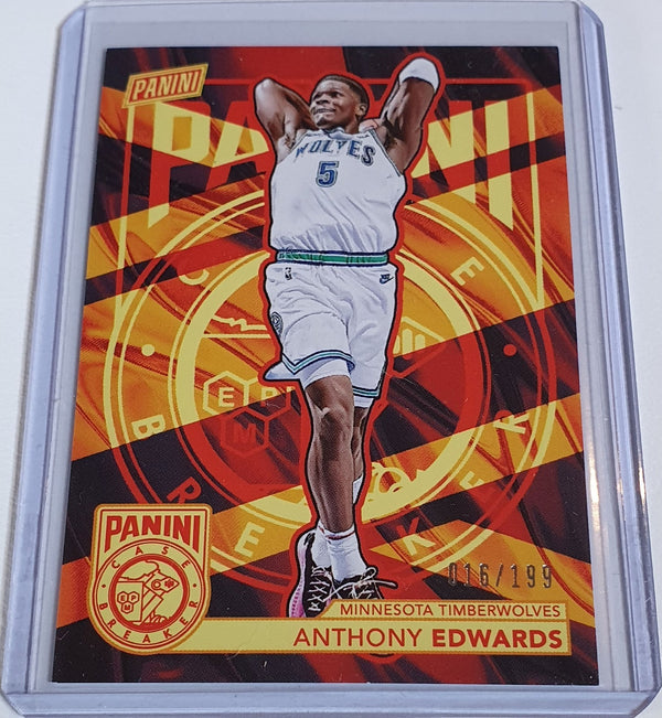 2024 Panini The National Anthony Edwards #CB23 CASE BREAKER /199 - Rare