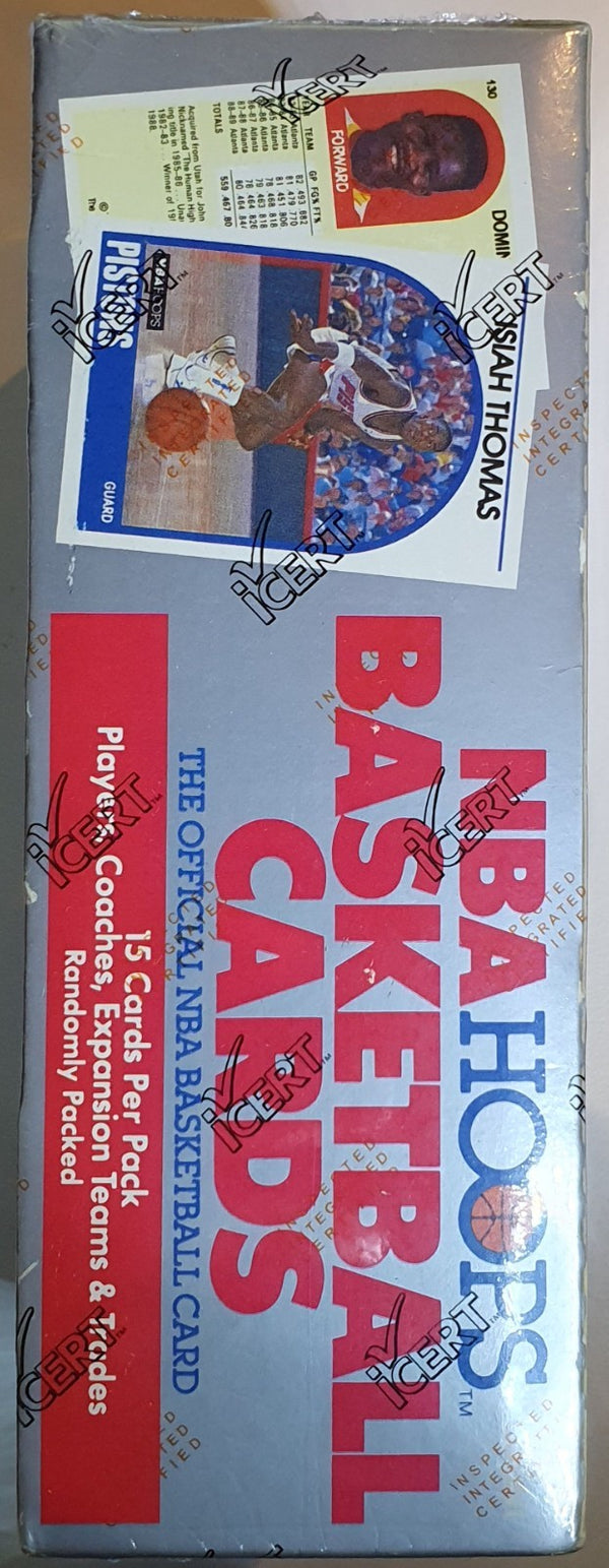 1989-90 NBA Hoops Basketball Cards ICERT Sealed Box - Factory Sealed