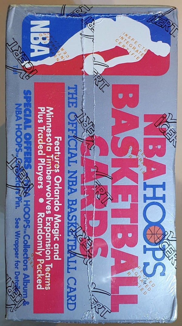 1989-90 NBA Hoops Basketball Cards ICERT Sealed Box - Factory Sealed