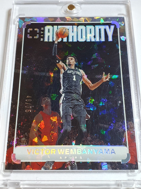 2024 Panini Photogenic Victor Wembanyama #14 DIAMOND /75 Holo - Rare