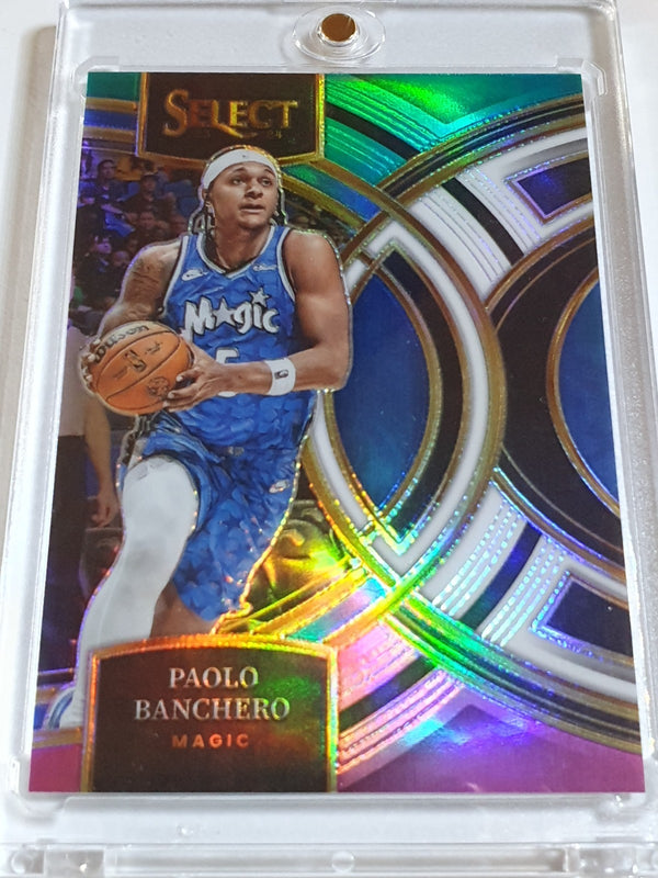 2023 Panini Select Paolo Banchero #170 TEAL WHITE PINK /49 Holo Premier - Rare