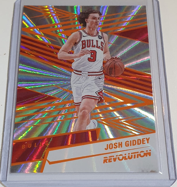 2024 Panini Revolution Josh Giddey #10 SUNBURST /75 Holo Bulls - Ready to Grade