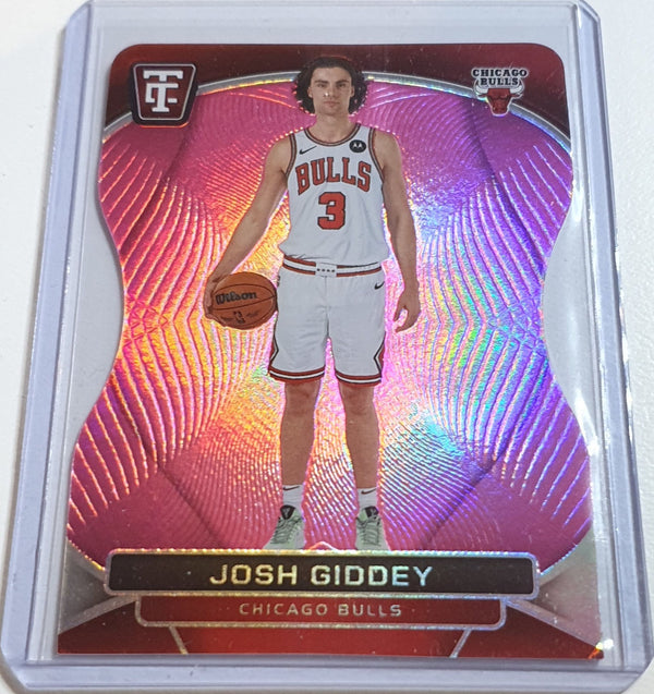 2024 Totally Certified Josh Giddey #85 PINK PLATINUM MIRROR /125 Die-Cut (BULLS)
