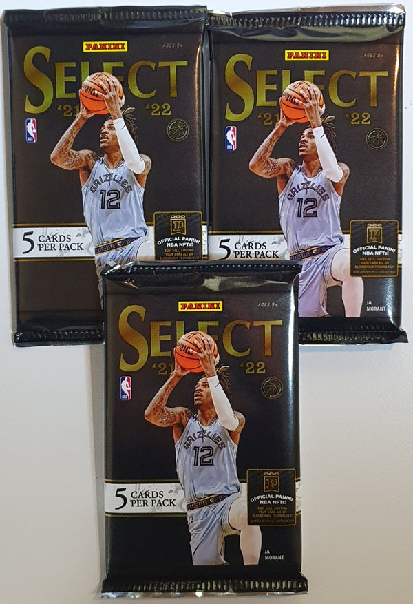 Lot of 3 x 2021-22 Panini Select Basketball (Cunningham or Giddey?) - Sealed