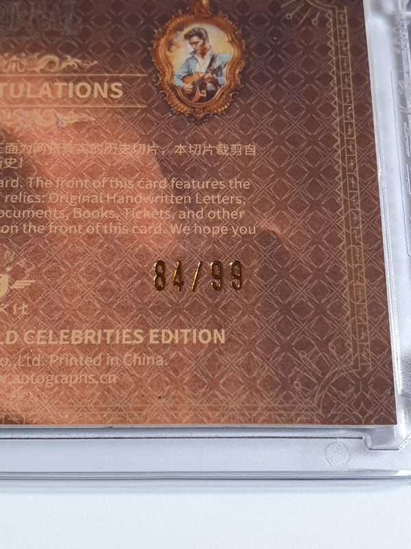2024 Eternal Michael Jackson Elvis Presley #RELICS /99 Dual Relics - Sealed