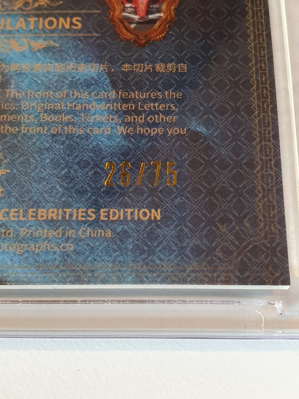 2024 Eternal Enzo Ferrari Michael Schumacher #RELICS BLUE /75 Dual Relics Sealed
