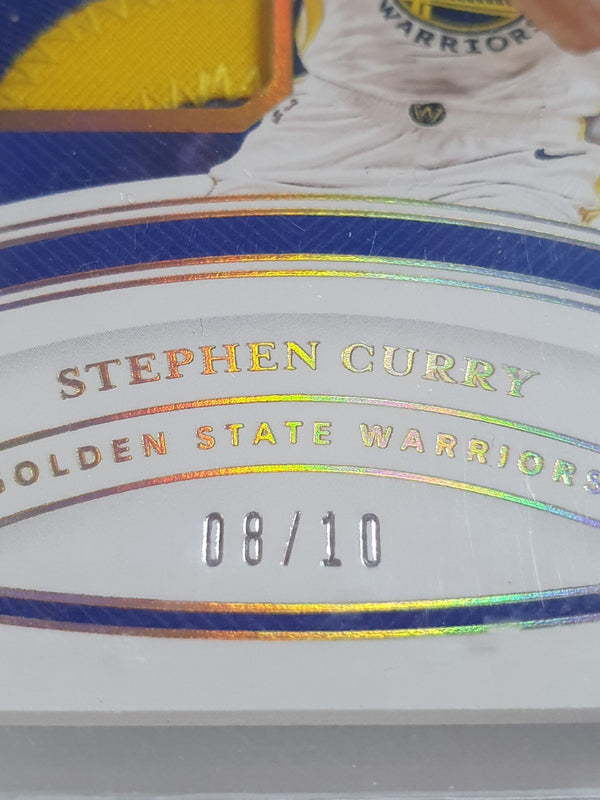 2019 National Treasures Stephen Curry #PATCH PRIME /10 Jersey - BGS 9 (POP 3)