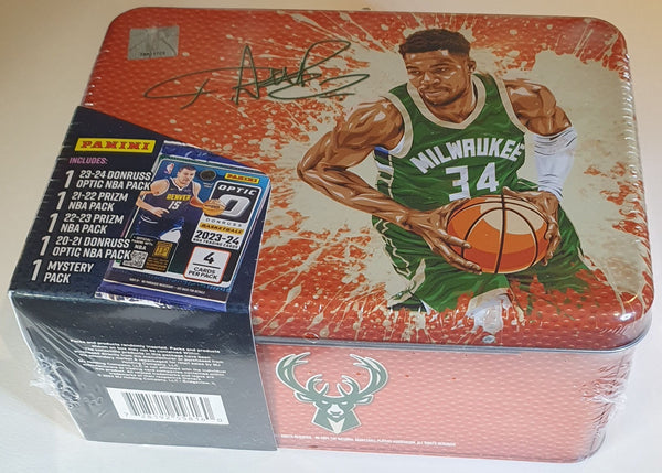 2024 Panini NBA Basketball Giannis Antetokounmpo Lunch Box Bundle - Sealed