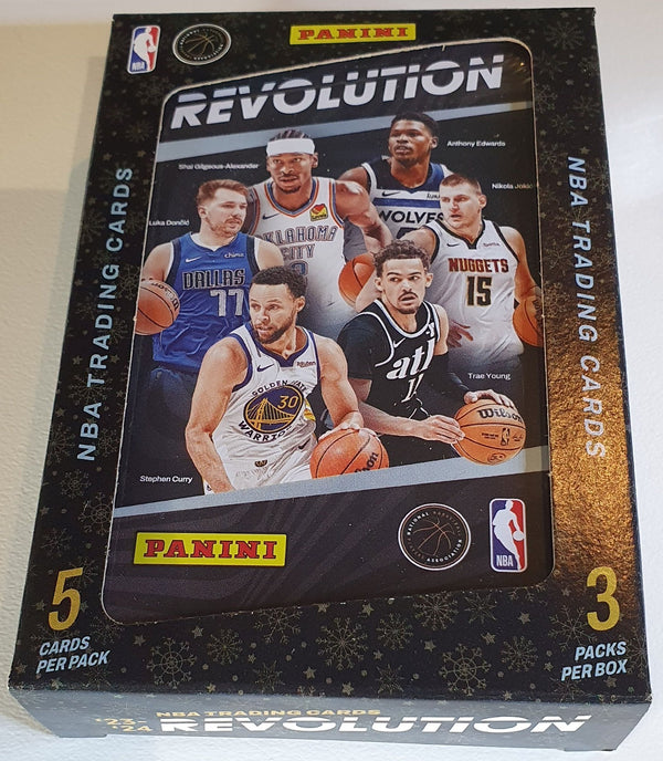 2023-24 Panini Revolution Basketball Holiday Winter Tin Sealed - Wembanyama?