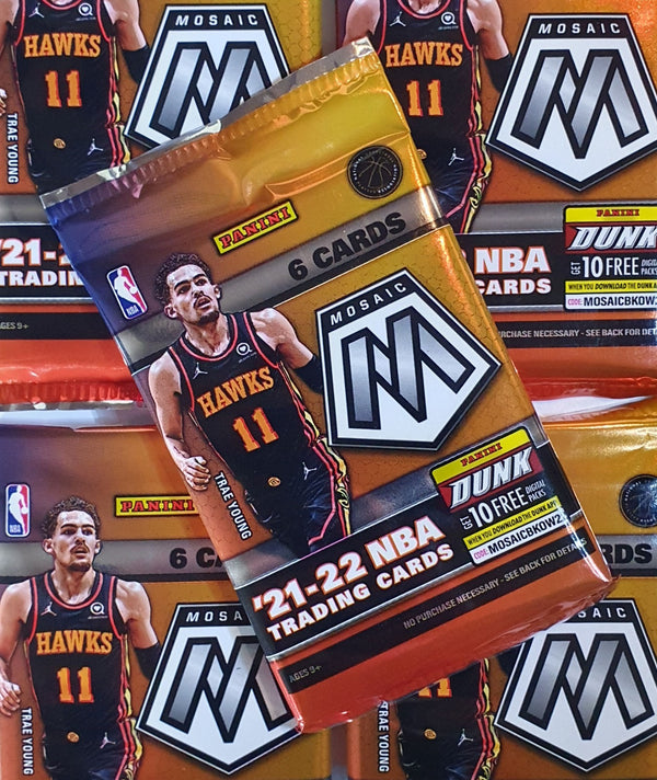 2021-22 Panini Mosaic Basketball Pack (Cunningham & Giddey RC?) - Factory Sealed