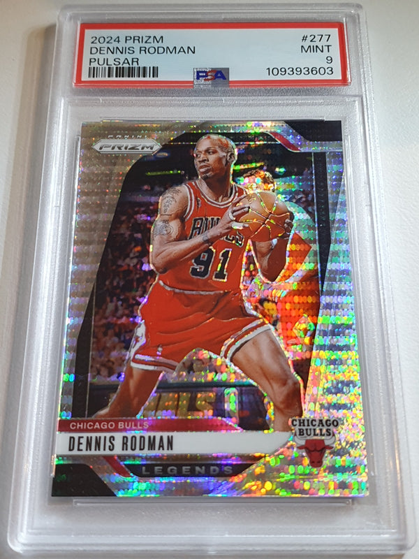 2024 Panini Prizm Dennis Rodman #277 PULSAR Holo - PSA 9 (POP 1)