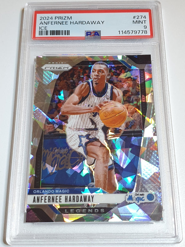 2024 Panini Prizm Anfernee Hardaway #274 ICE Holo - PSA 9 (POP 1)