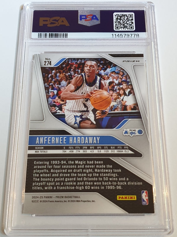 2024 Panini Prizm Anfernee Hardaway #274 ICE Holo - PSA 9 (POP 1)