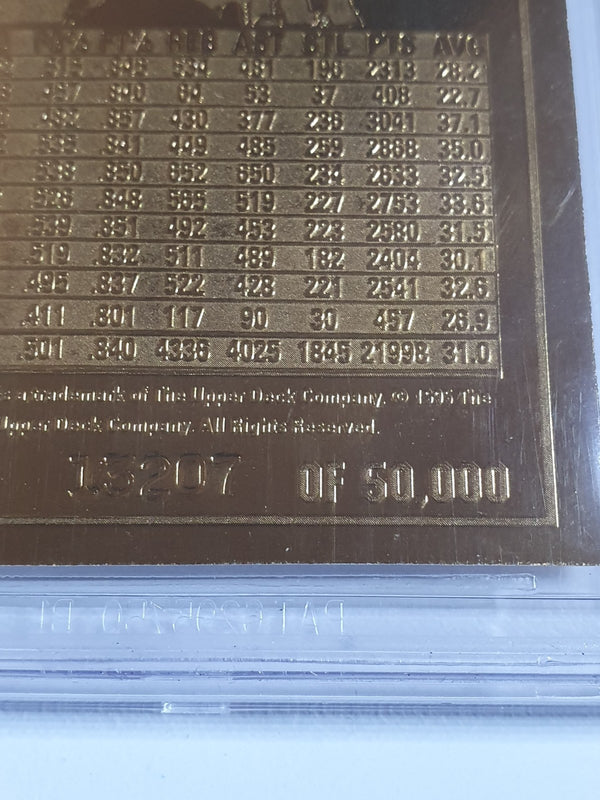 1994 Upper Deck Michael Jordan #21 23K GOLD /50000 Bleachers - BGS 9 (POP 19)