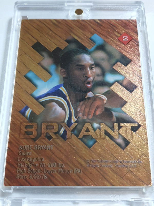 1997 Collector's Edge Kobe Bryant #2 AUTHENTIC GAME USED BALL - Rare