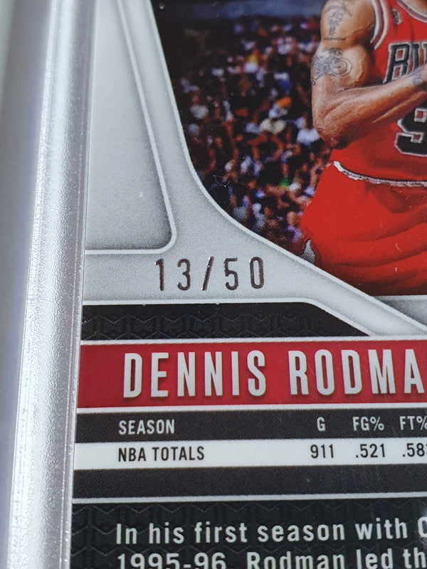 2024 Panini Prizm Dennis Rodman #277 FAST BREAK PINK /50 Holo - Ready to Grade