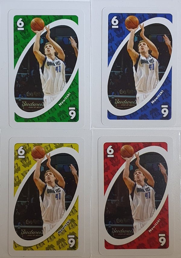 Lot of 4x  2006 Uno NBA Western Conference Dirk Nowitzki - Ready to Grade