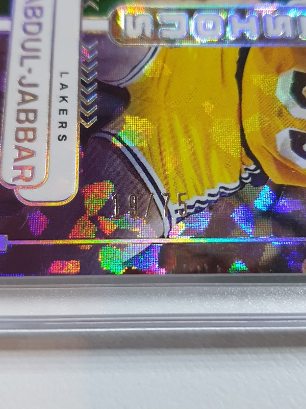 2024 Photogenic Kareem Abdul-Jabbar #10 DIAMOND /75 Holo Progressions - Rare