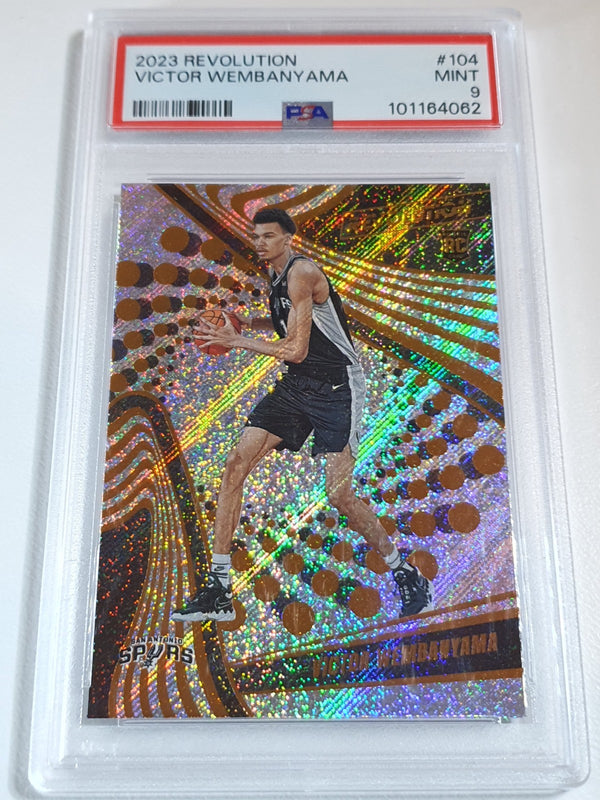 2023 Panini Revolution Victor Wembanyama Rookie #104 RC - PSA 9 (Low POP)