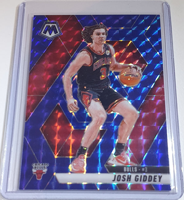 2024 Panini Mosaic Josh Giddey #71 BLUE MOSAIC /199 Holo - Ready to Grade