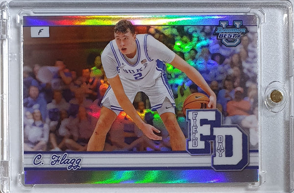 2024 Bowman U Best Cooper Flagg Rookie #FD-1 REFRACTOR Field Day RC - Rare