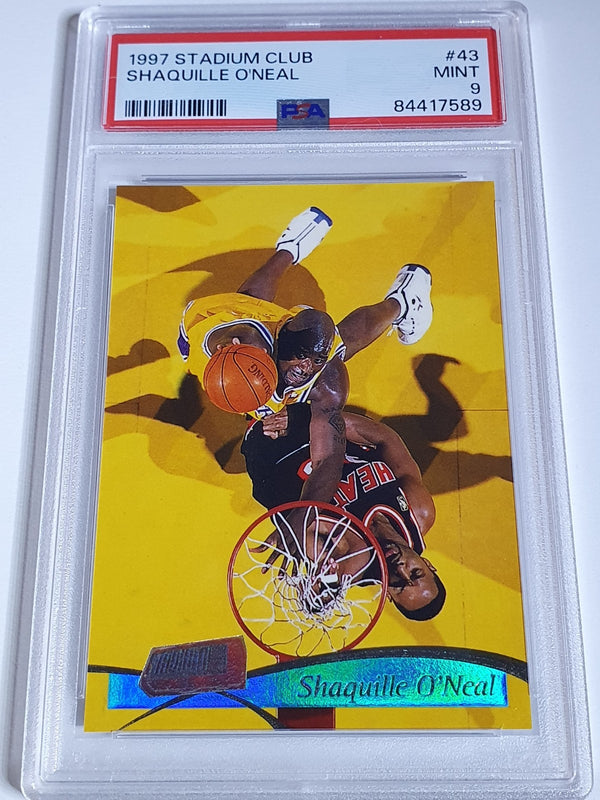 1997 Topps Stadium Club Shaquille O'Neal #43 - PSA 9 (Low POP)