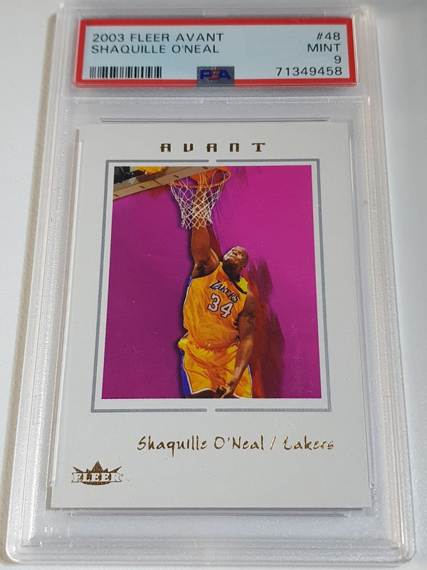 2003 Fleer Avant Shaquille O'Neal #48 - PSA 9 (Low POP)