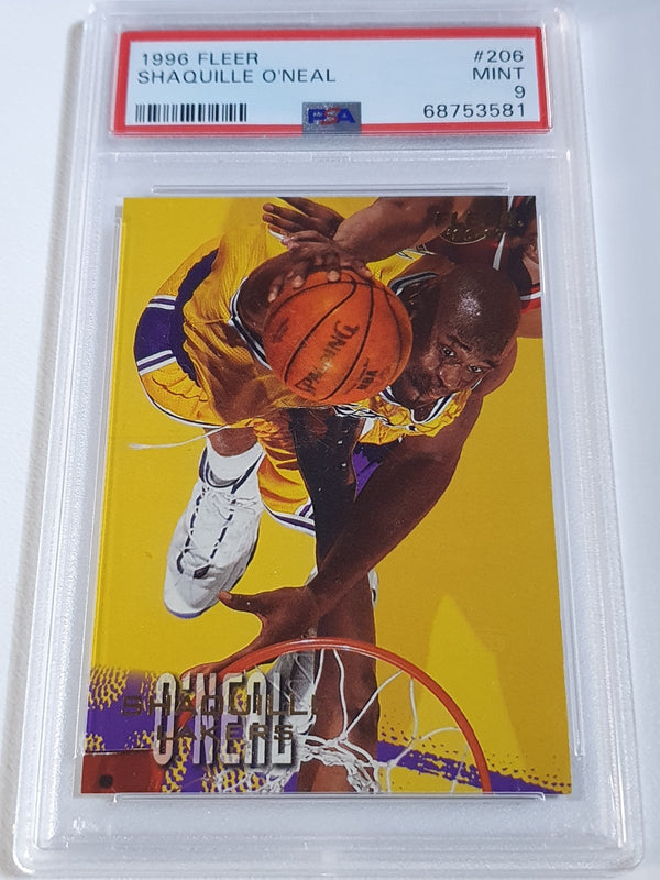 1996 Fleer Shaquille O'Neal #206 - PSA 9 (Low POP)