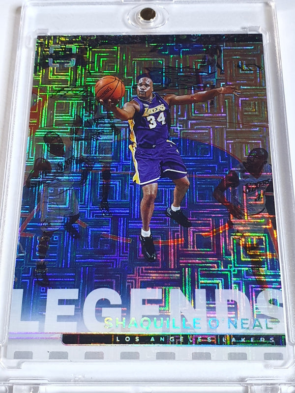 2024 Panini Photogenic Shaquille O'Neal #218 MAZE /25 Holo Legends - Rare