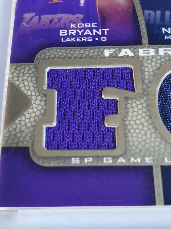 2009 SP Game Used Kobe Bryant Dirk Nowitzki Nash Garnett #PATCH Quad Jerseys