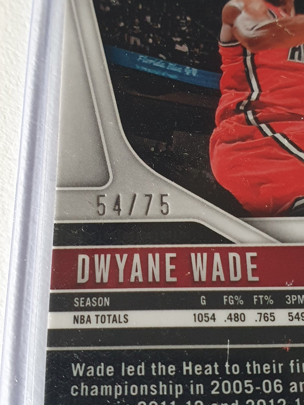 2024 Panini Prizm Dwyane Wade #276 RED PULSAR /75 Holo - Ready to Grade