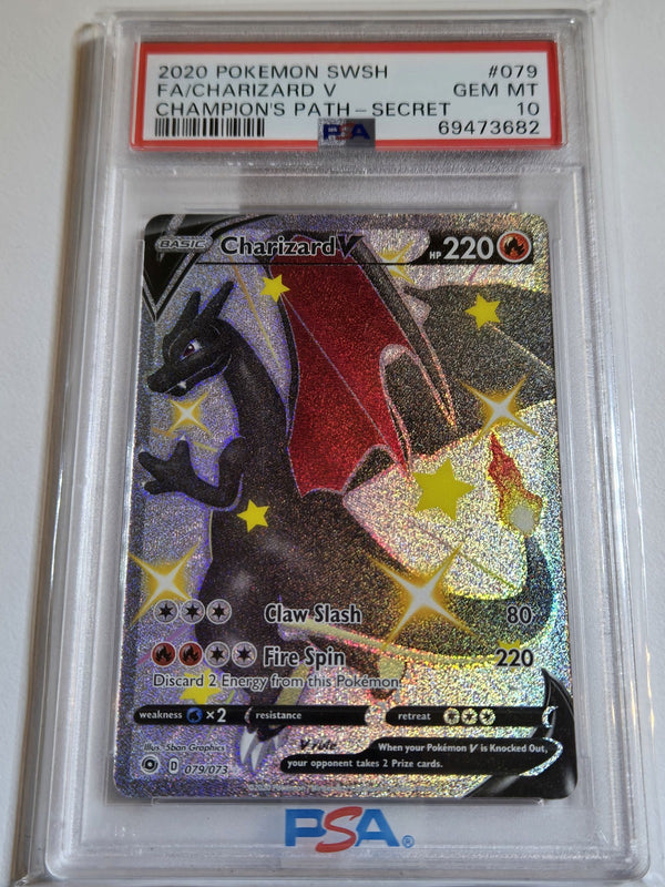 Charizard V 079 Champion's Path - PSA 10