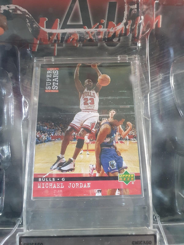 1999 Upper Deck Mattel Michael Jordan Showcase Figurines - Sealed Figure & Card