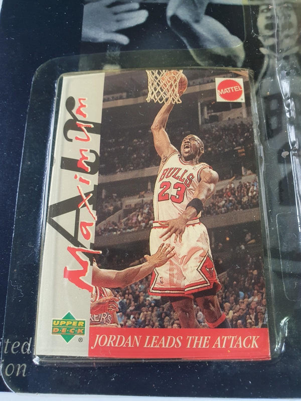 1999 Upper Deck Mattel Michael Jordan Max Air 3 Figurine - Sealed Figure & Card
