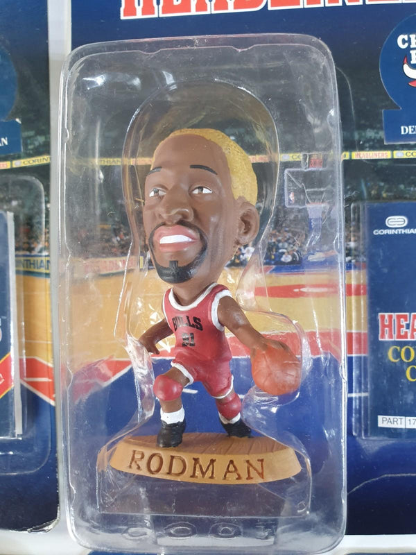 Lot of 4 x Corinthian Headliners Dennis Rodman - Red Green Yellow Orange Figures