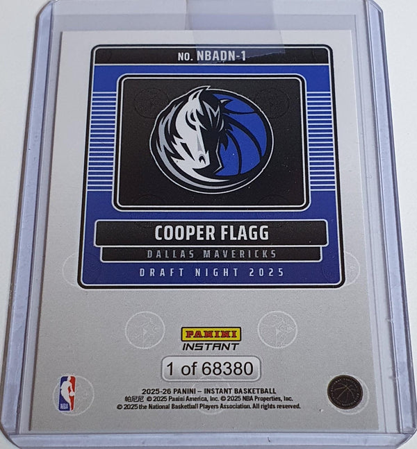 2024 Panini Instant Cooper Flagg Rookie #NBADN-1 /68380 RC 1st Ever Panini Card