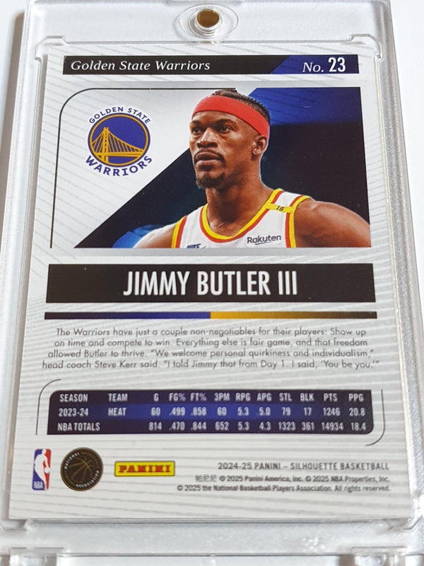2024 Panini Silhouette Jimmy Butler #23 SCOPE /15 Holo (Warriors) - Rare