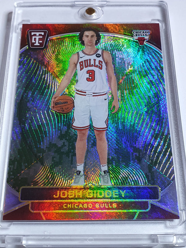 2024 Totally Certified Josh Giddey #85 CAMO PLATINUM MIRROR /25 Holo (BULLS)